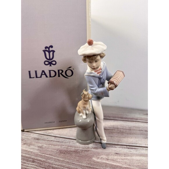 Lladro Seaside Serenade 9” tall Porcelain # 6197 Retired 1998 mint w/ Box - Picture 17 of 17